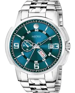 Matrix Dial Day & Date Functioning Strap Analog Watch