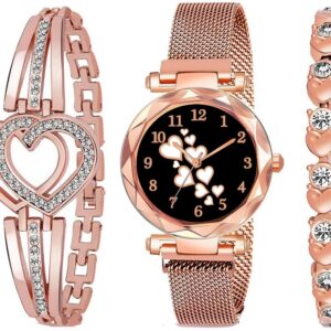 Rose gold watch